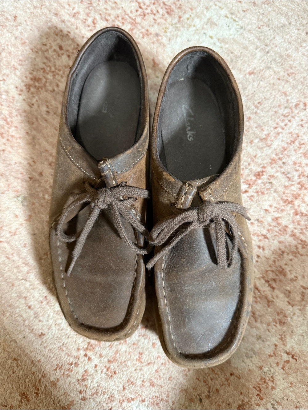 Clarks Brown Leather Chukka Wallabee Boots